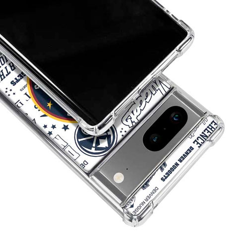 NBA Denver Nuggets Historic Blast Google Pixel 7a Clear Case
